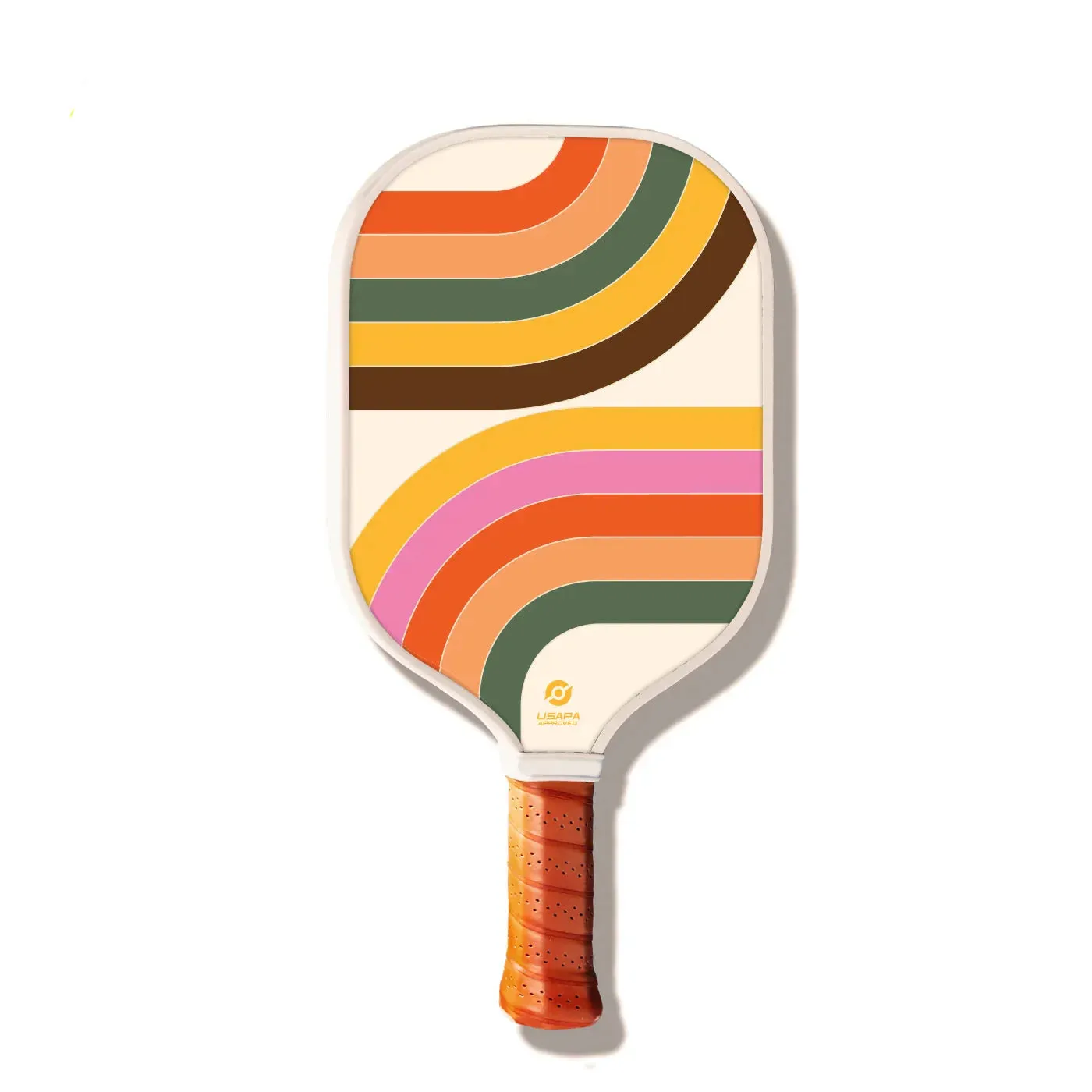 16Mm Thick Glass Fiber Pickleball Paddles 40Cm Length Outdoor Sports Rackets