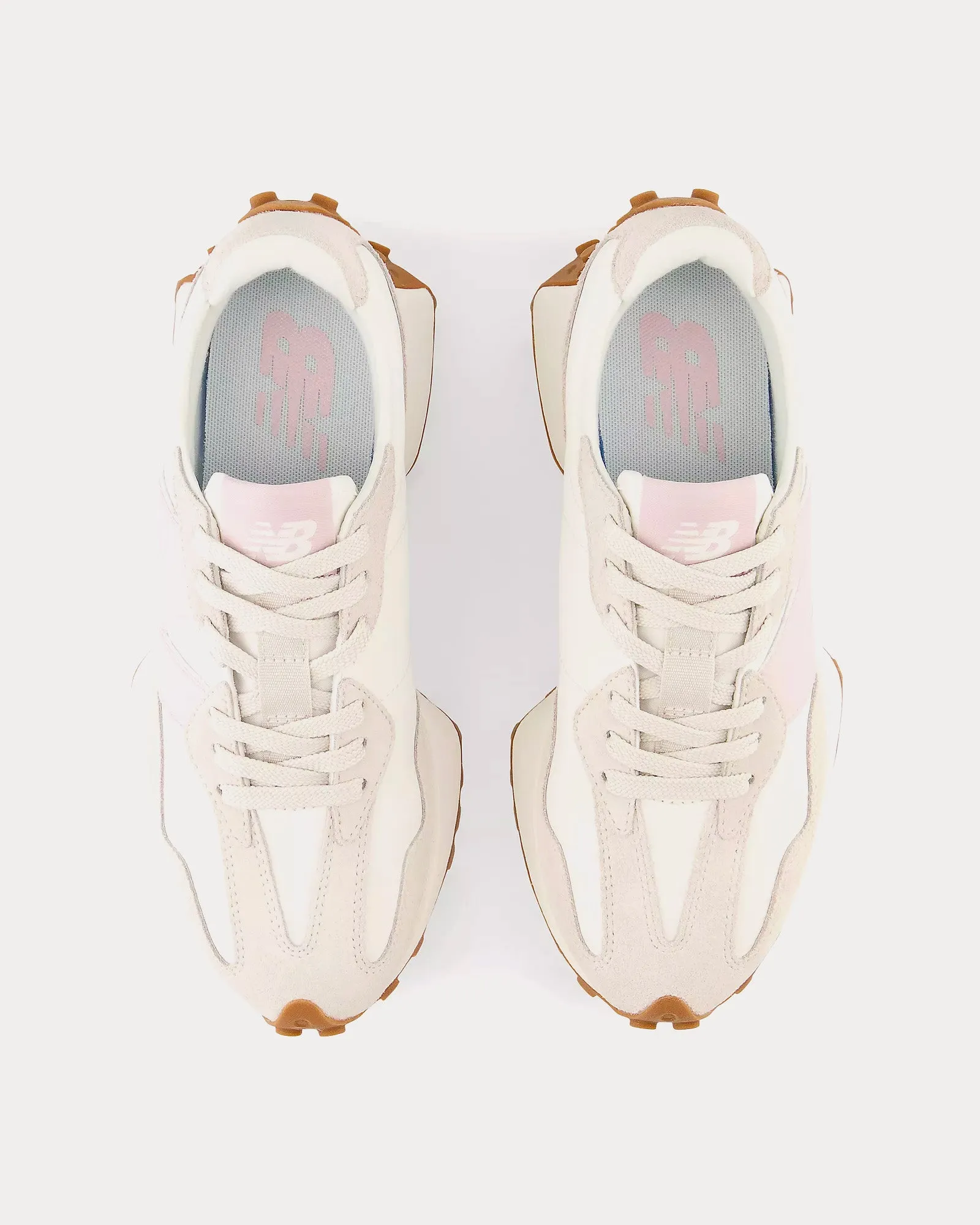 327 Moonbeam / December Sky Low Top Sneakers