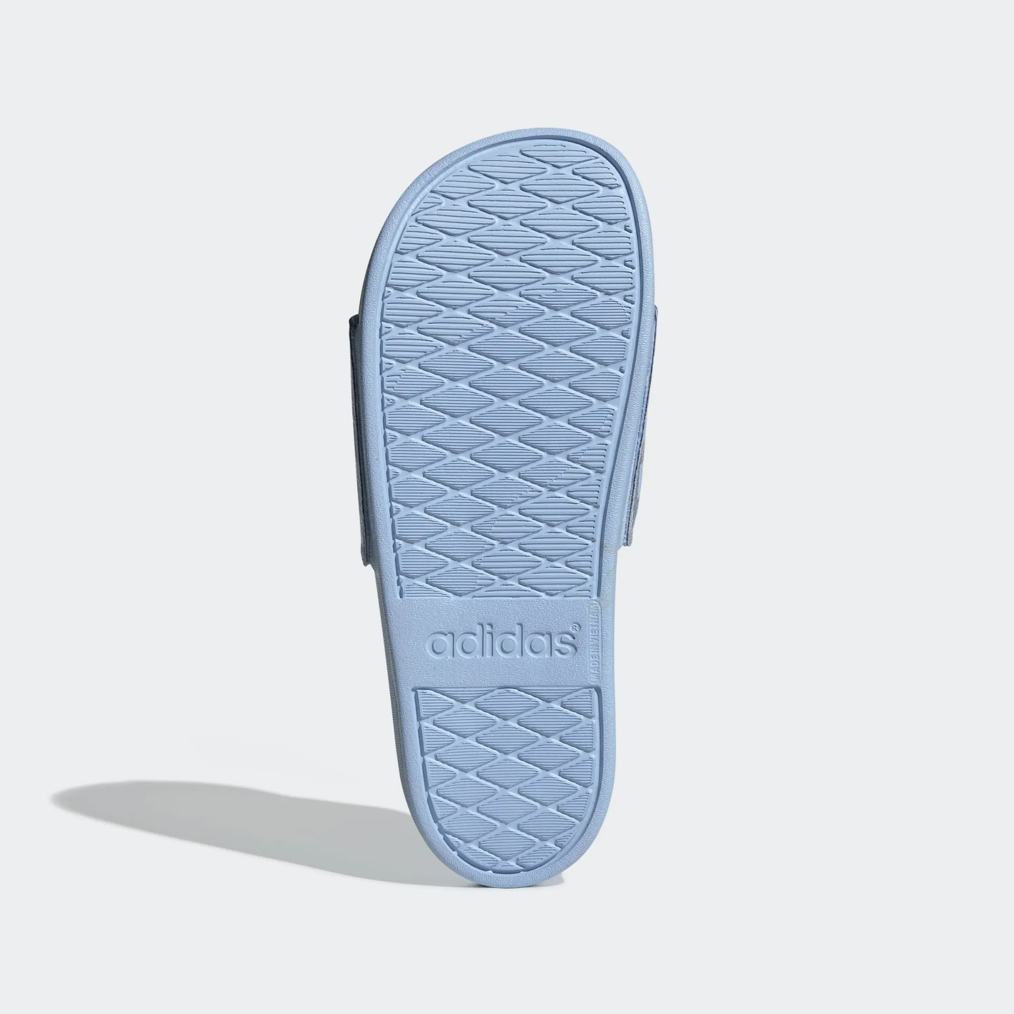Adidas Adilette Cloudfoam Stripe "Glitter Glow" (Glow Blue)(EE6817)