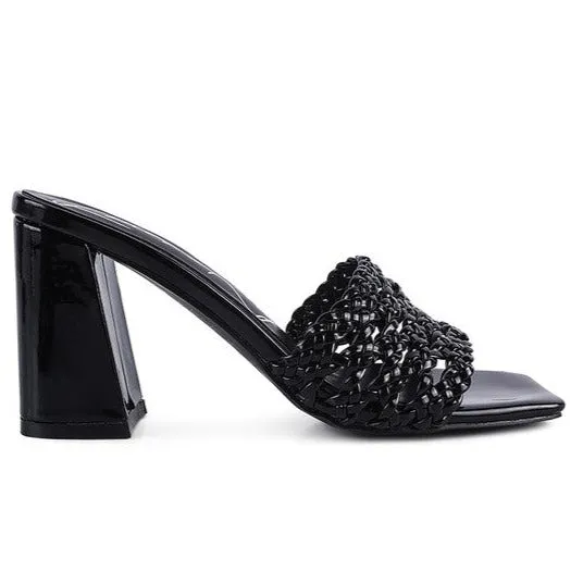 ADORBS BRAIDED STRAPS SLIDER SANDALS