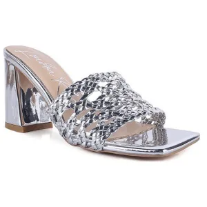 ADORBS BRAIDED STRAPS SLIDER SANDALS