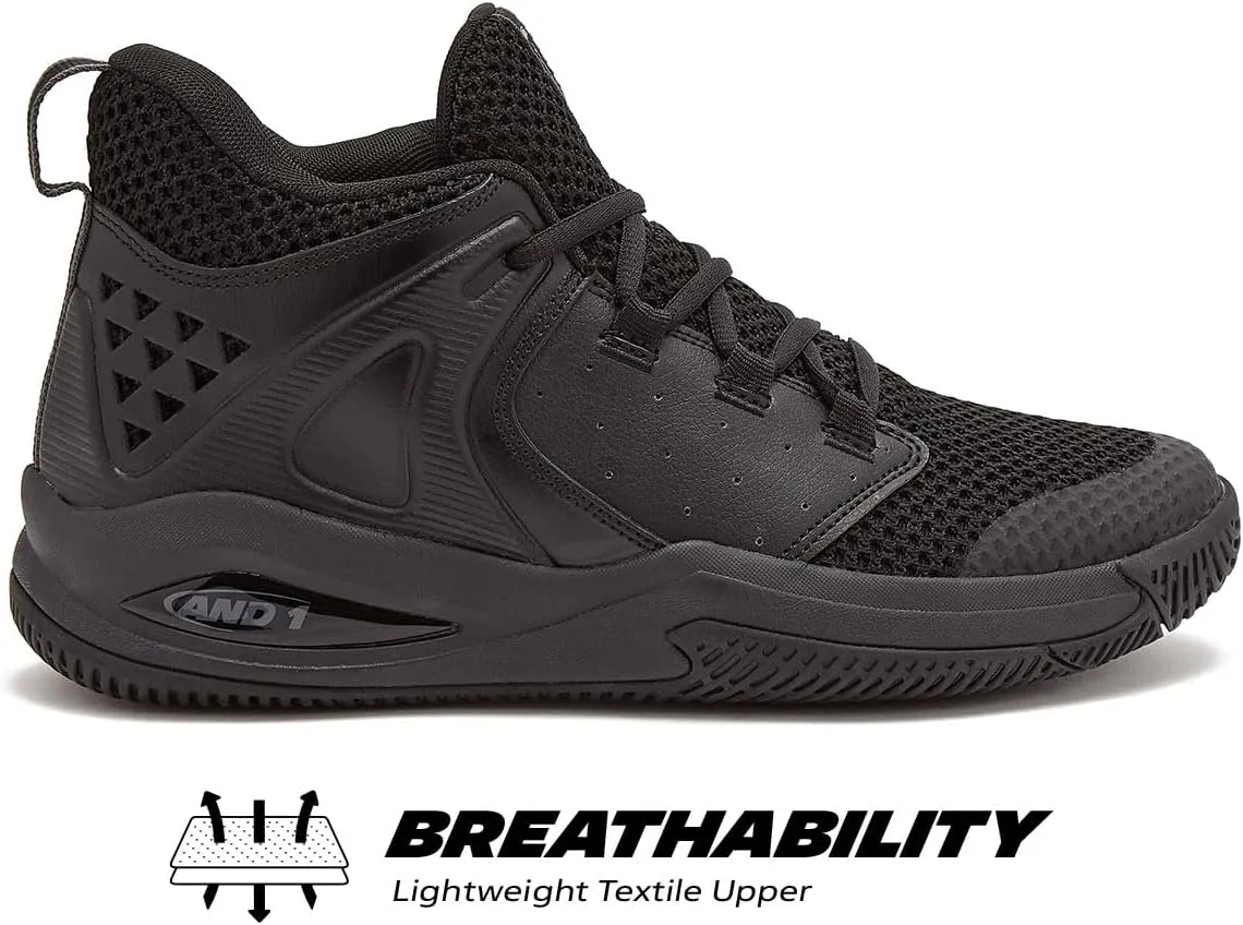 AND1 Take Off 3.0 Mens Basketball Shoes, Indoor or Outdoor, Street or Court