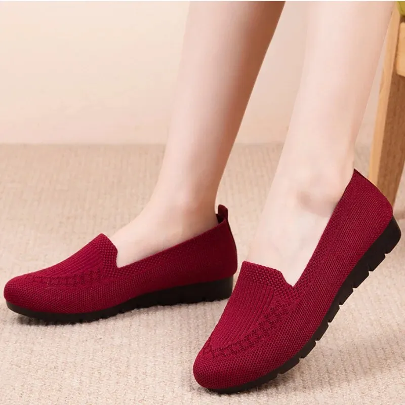 Babs™ | Atmungsaktive gestrickte Slipper für die Freizeit
