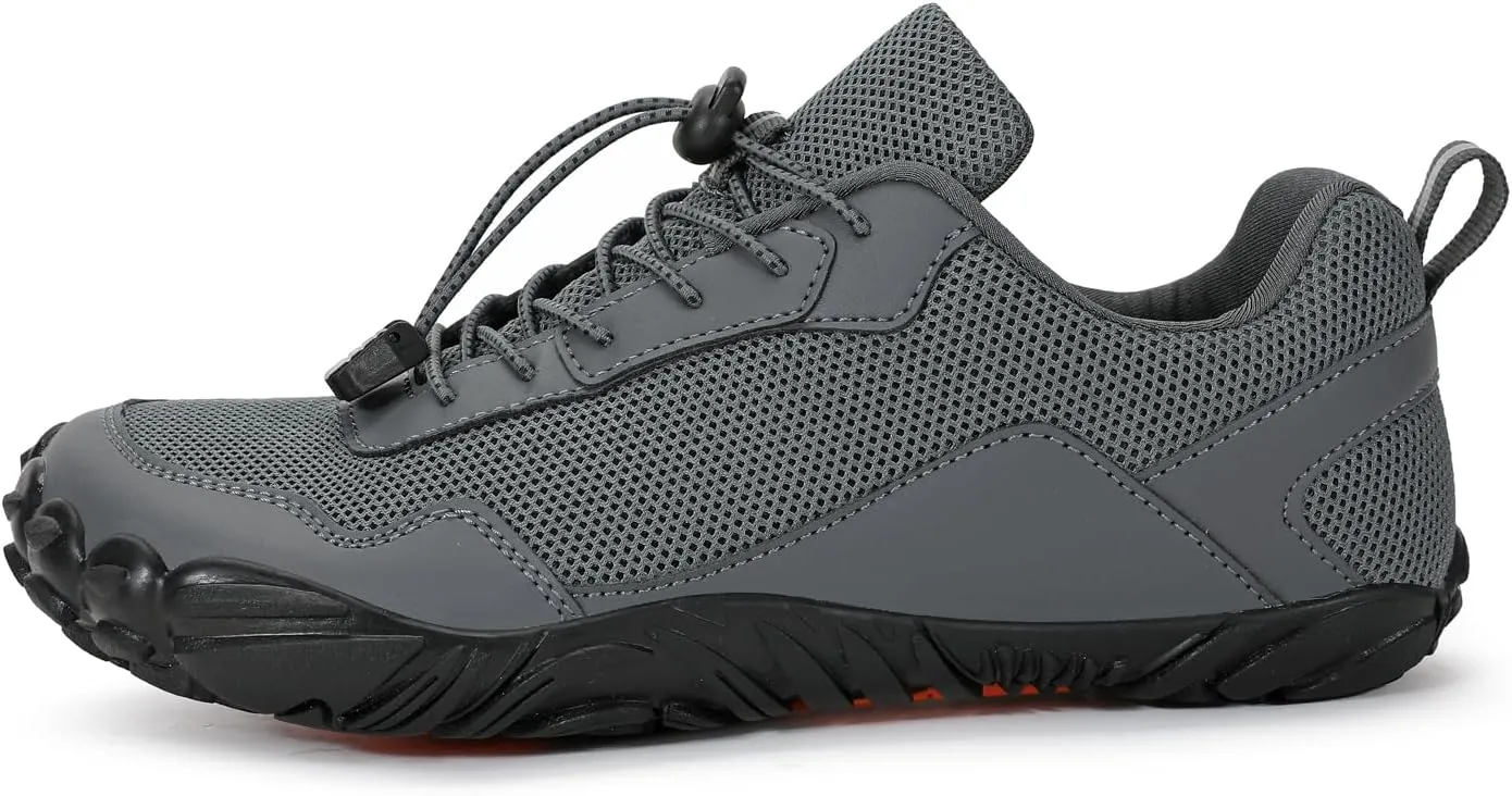 Barefoot Water Shoes Mens Trail Runner Wide Toe Box Hiking Shoes Minimalist Zero Drop Sole Quick Dry Water Sports Sneakers