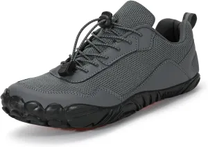 Barefoot Water Shoes Mens Trail Runner Wide Toe Box Hiking Shoes Minimalist Zero Drop Sole Quick Dry Water Sports Sneakers