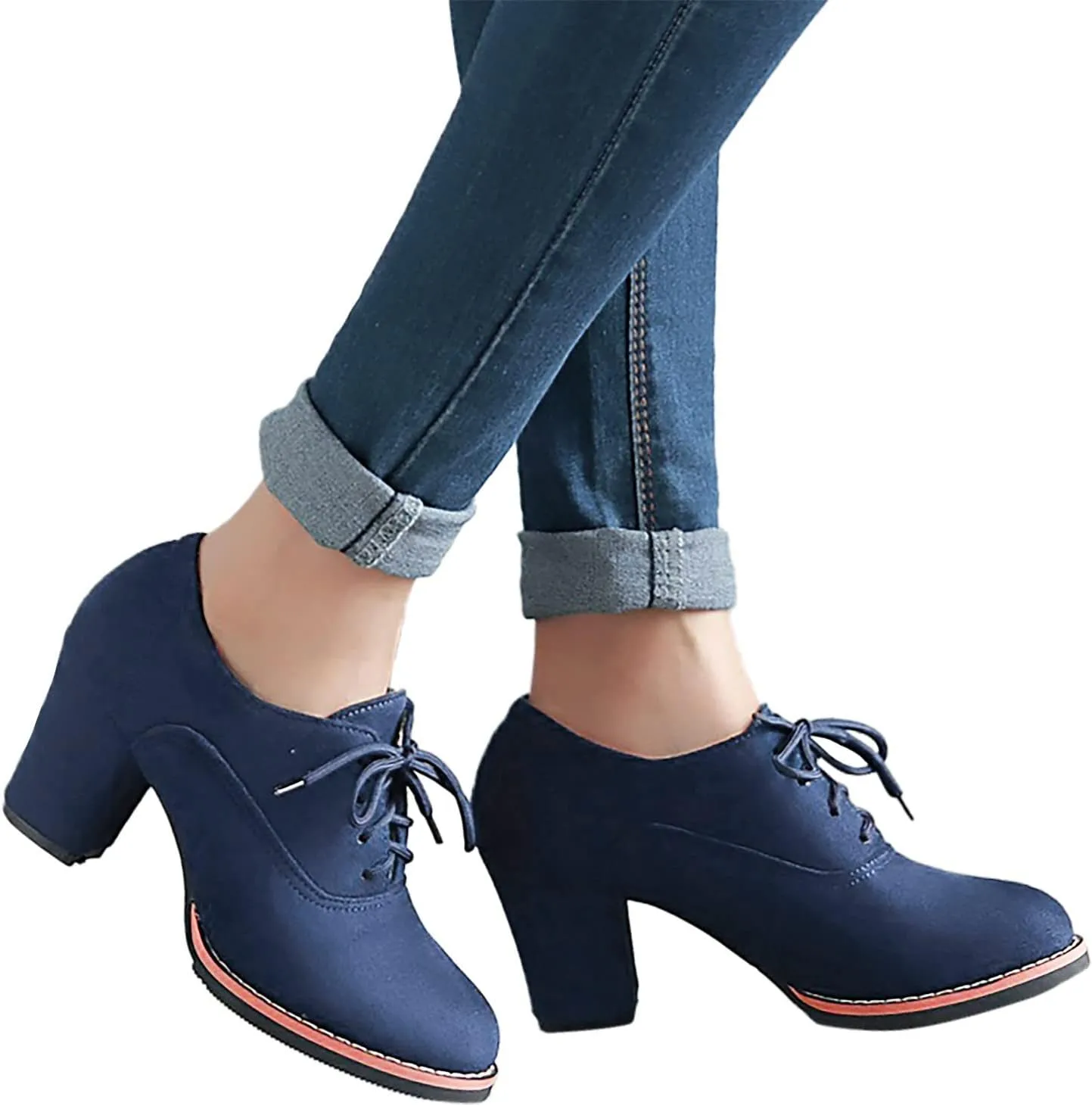 Black Booties for Women Ankle Wide Width Booties Womens Leather Boots Ankle Heeled Bootie for Women Dressy Fashion Casual Comfy Soft Slip on Pointed Toe Chunky Stacked Heel