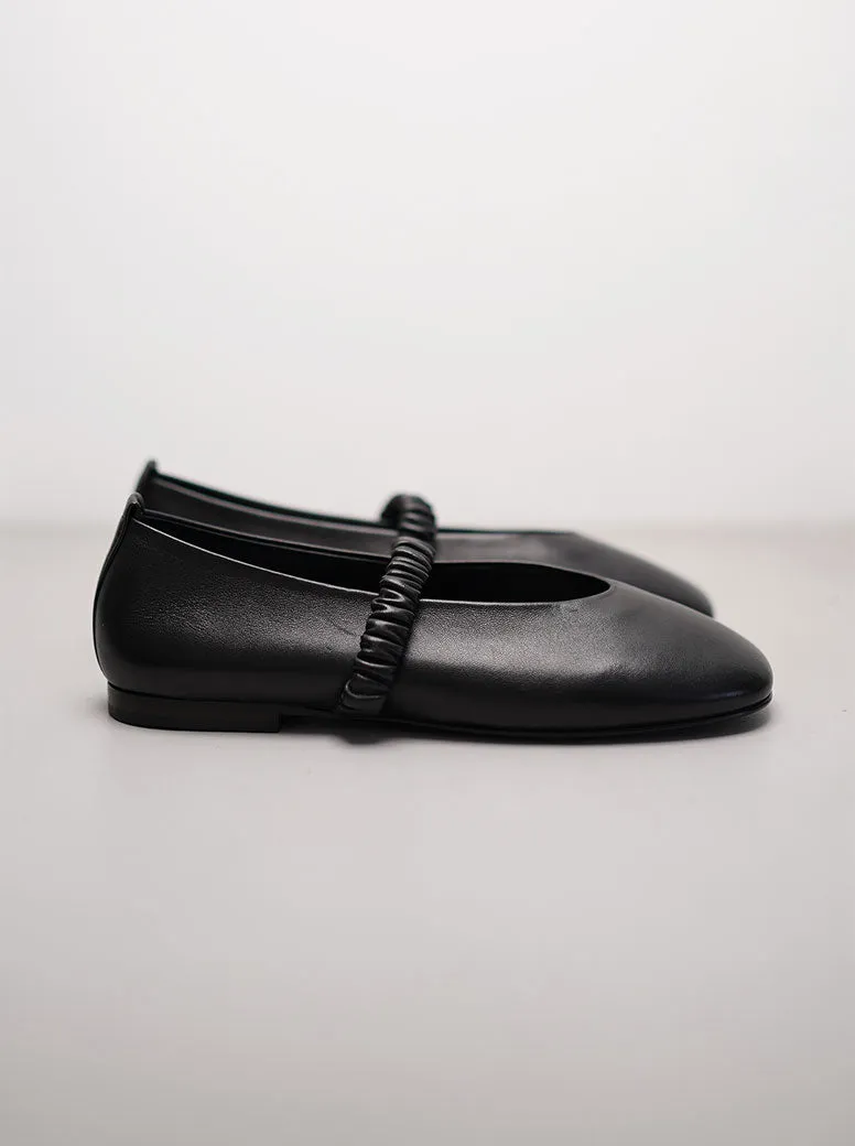Blair black leather