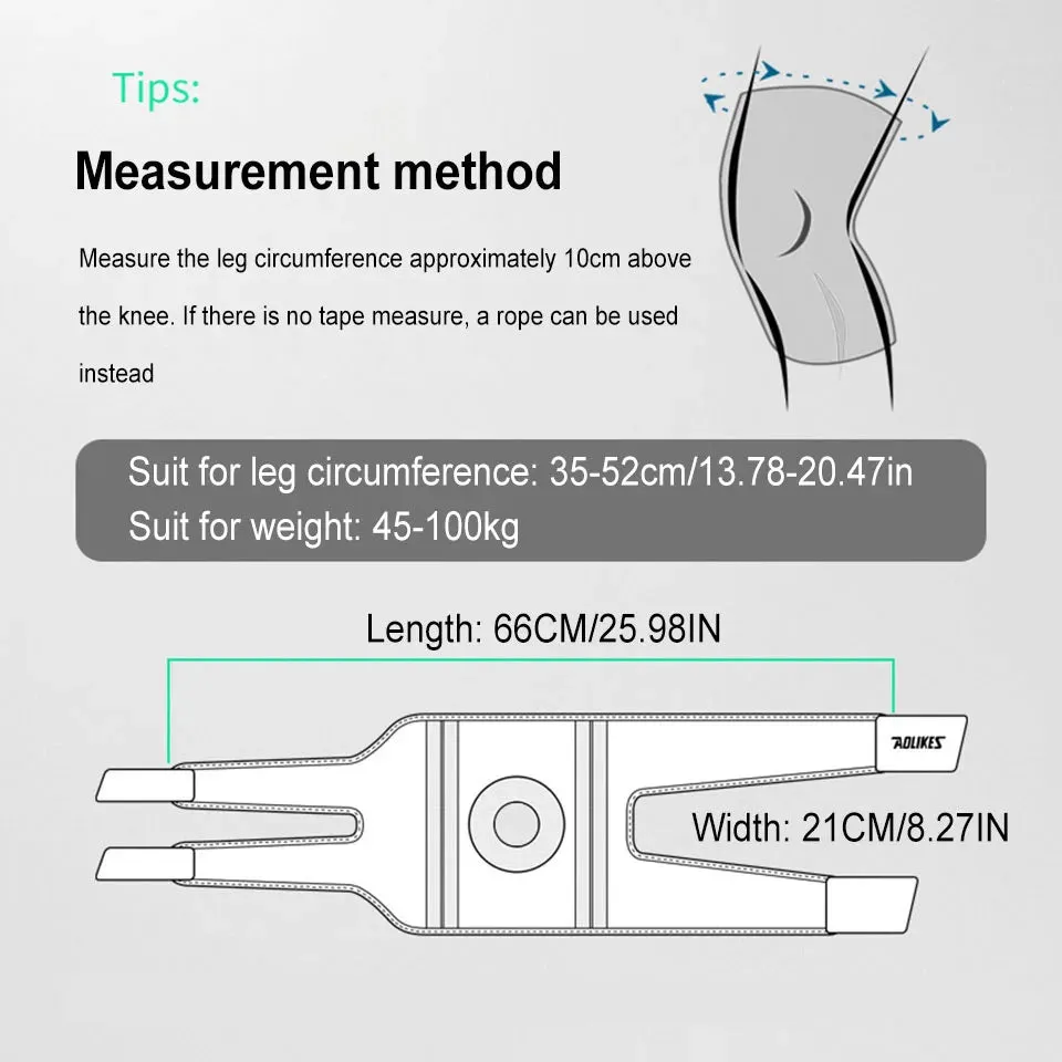 Breathable Knee Pads For Outdoor Sports Non Slip Straps Steel Support Men & Women