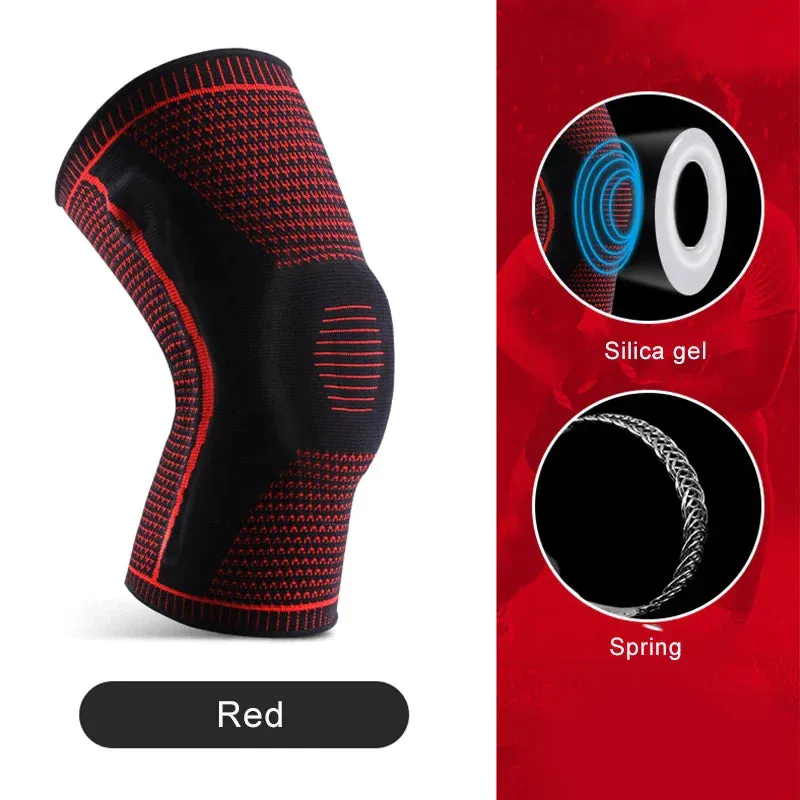 Breathable Silicone Knee Guards for Outdoor Sports