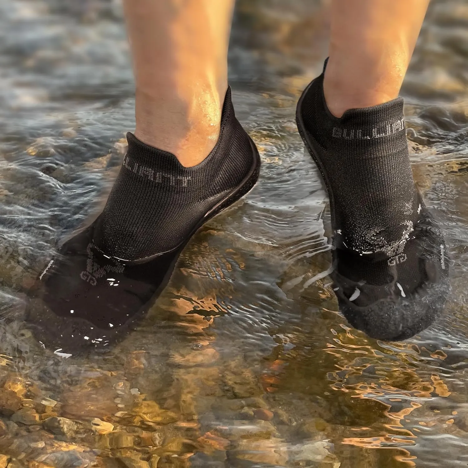 BULLIANT Men Slipper Socks,Grip Socks Hiking Water Shoes Barefoot Shoes for Outdoor Walking Exercises