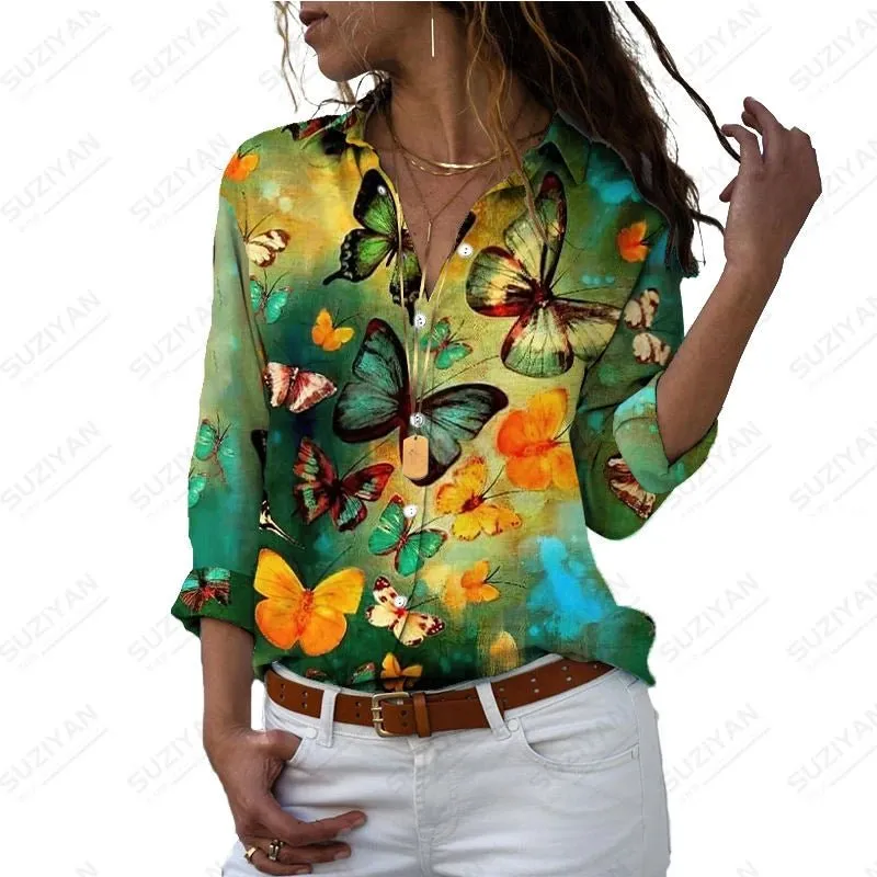 Casual overhemd - in Monet print