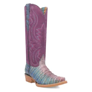 Caterina Leather Boot - Purple/Blue - DI209-PU