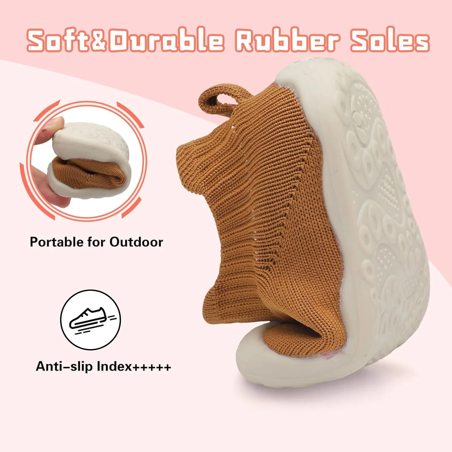 Centipede Demon Baby Shoes Baby Boys Girls Sock Shoes Breathable Infants Toddlers Slippers Indoor Outdoor Boots First Walking Shoe Slip On Sneakers Non Slip with Soft Rubber Soles
