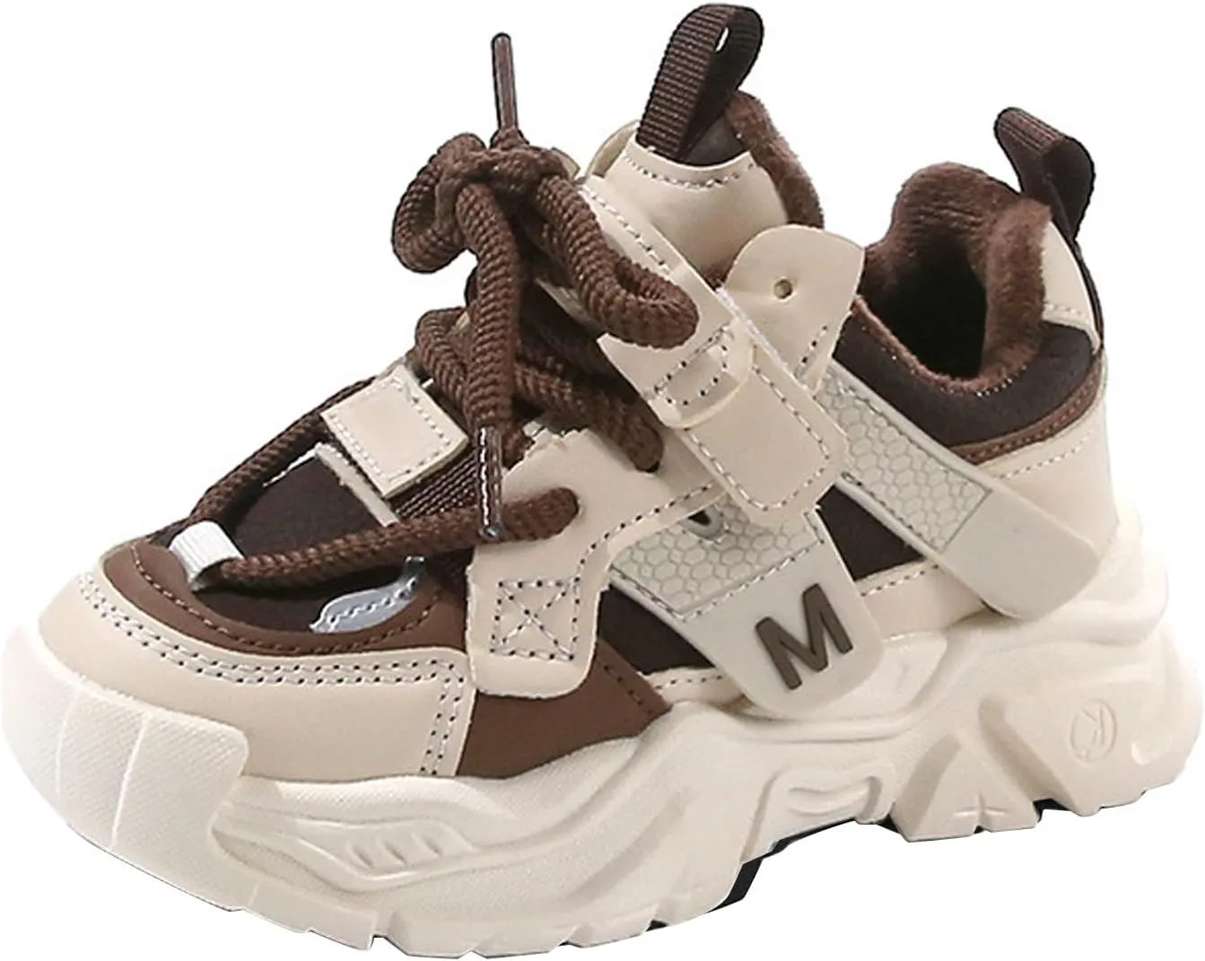Chunky Sneakers for Girls Fashion Lace-up Comfortable Breathable Casual Walking Shoes for Outdoor Athletic Sport