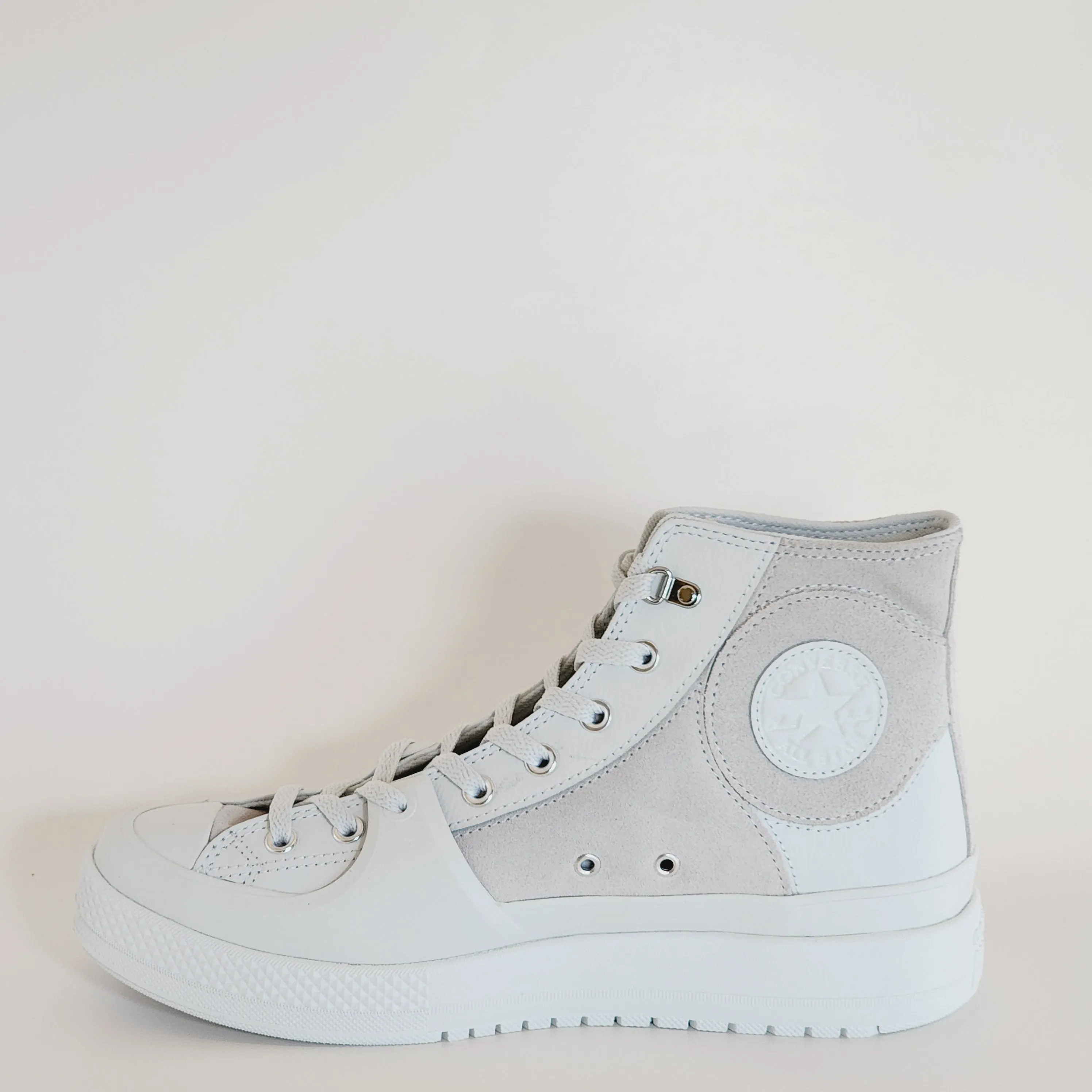 Converse CTAS Construct 'Moonbathe Grey' Leather & Suede Sneakers A05615C NWT