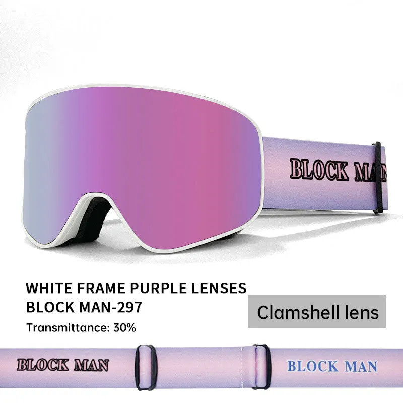 Cover Ski Glasses Winter Outdoor Sports Goggles