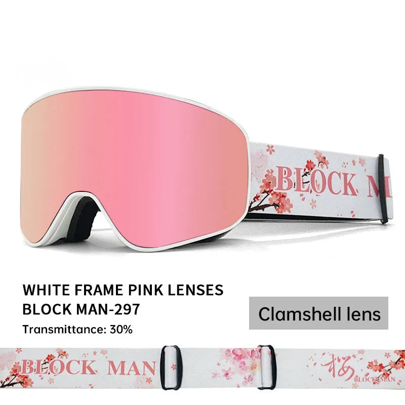 Cover Ski Glasses Winter Outdoor Sports Goggles