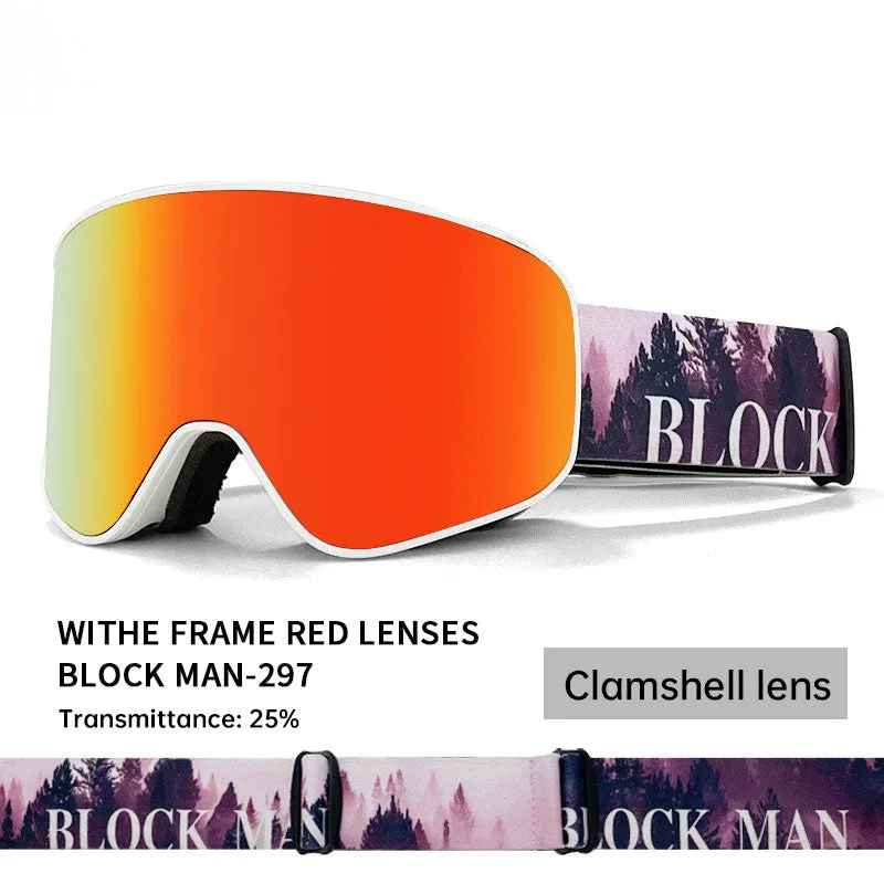 Cover Ski Glasses Winter Outdoor Sports Goggles