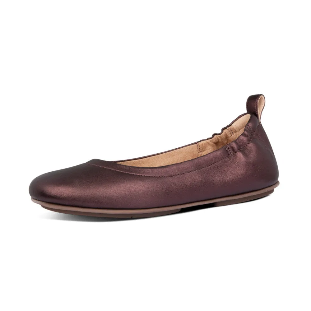 FitFlop ALLEGRO Soft Leather Ballet Pumps