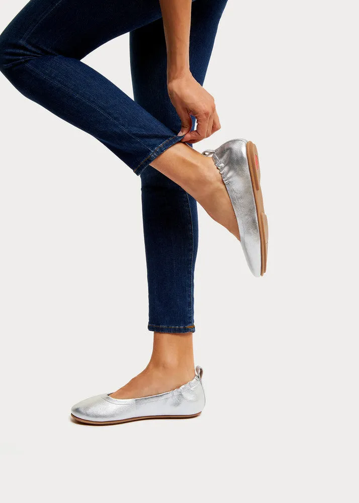 FitFlop ALLEGRO Soft Leather Ballet Pumps