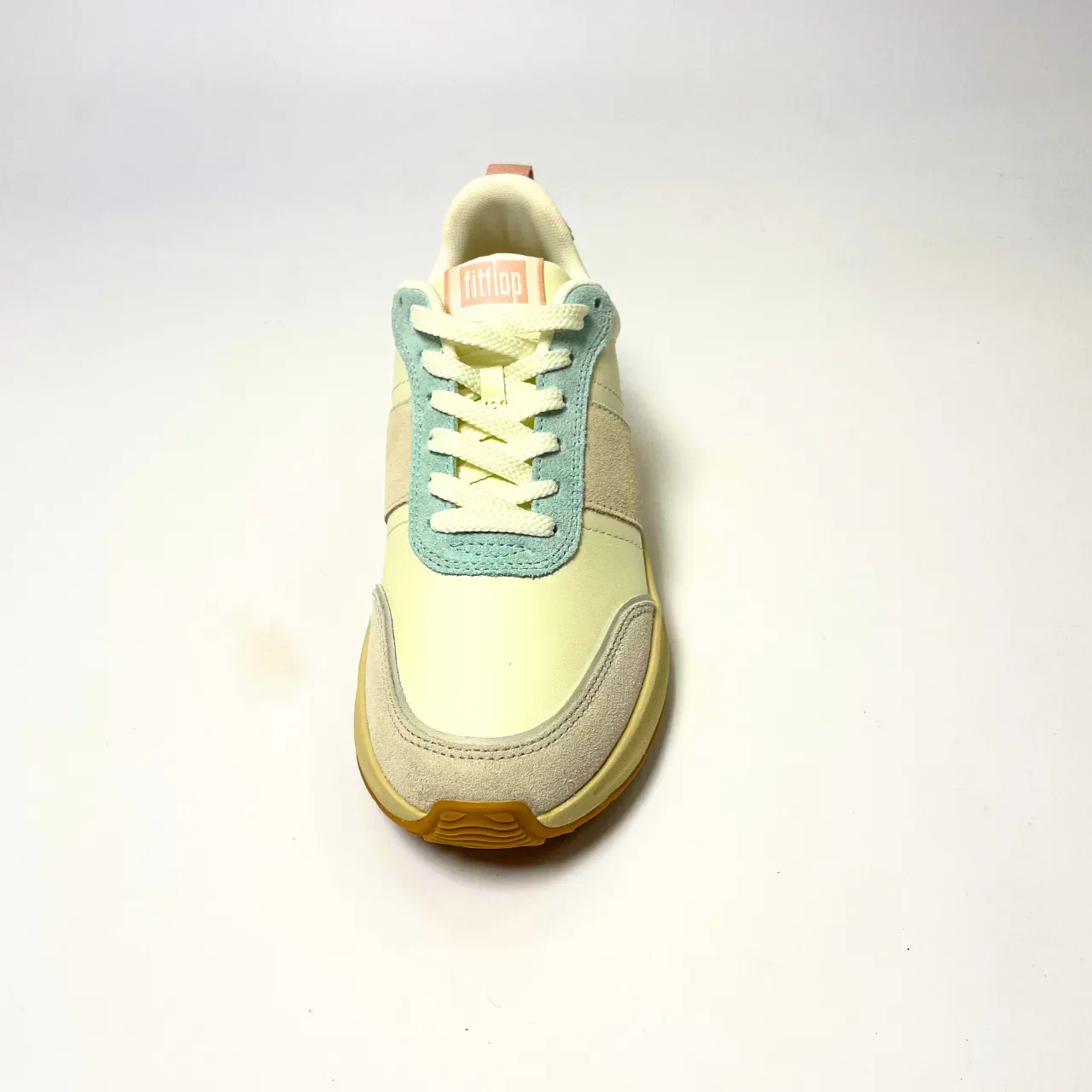 Fitflop F-MODE FLOW SUEDE-MIX FLATFORM tan sneaker