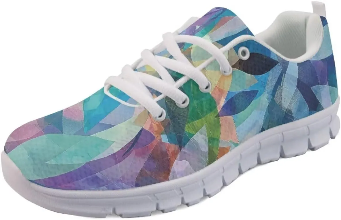 GIFTPUZZ Breathable Mesh Running Shoes for Adults - Lightweight EVA Midsole with Anti-Slip Sole, Gym & Travel Use