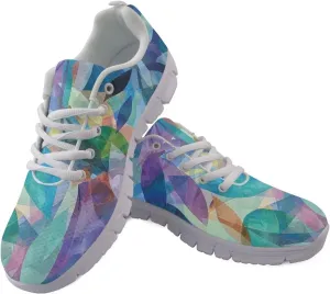 GIFTPUZZ Breathable Mesh Running Shoes for Adults - Lightweight EVA Midsole with Anti-Slip Sole, Gym & Travel Use