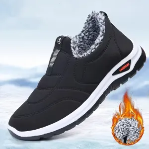 Herensneakers voor in de winter - Warm gevoerd, Slip-on, Sportief, Antislip