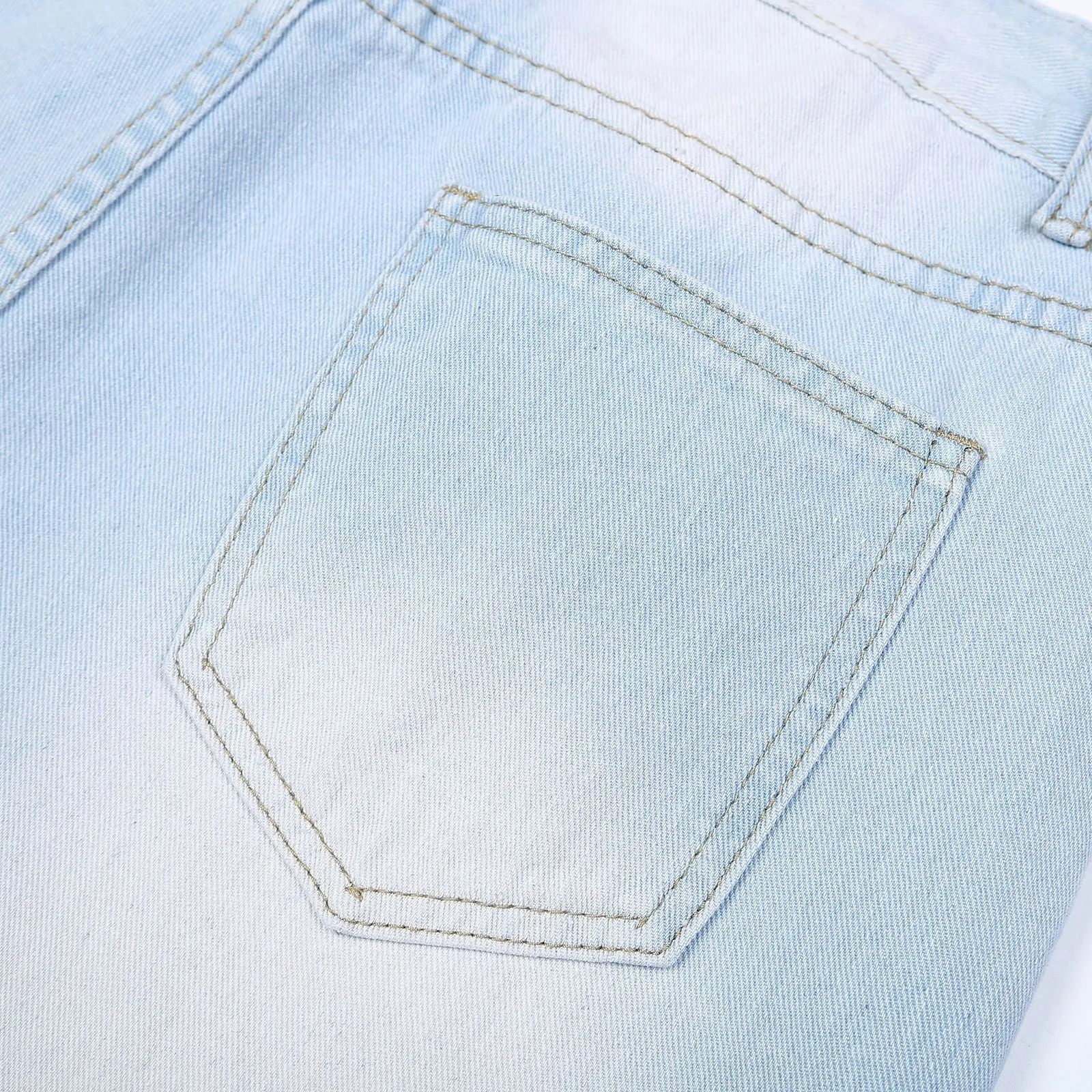 High Waist Loose Wide Leg Mopping Jeans