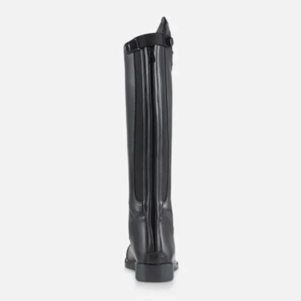 Horze Youth Black Milly Tall Field English Riding Horse Boots w/ Crystals