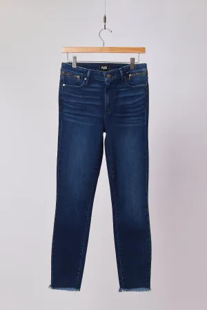 HOXTON ANKLE WITH ZIP W19 DARK WASH