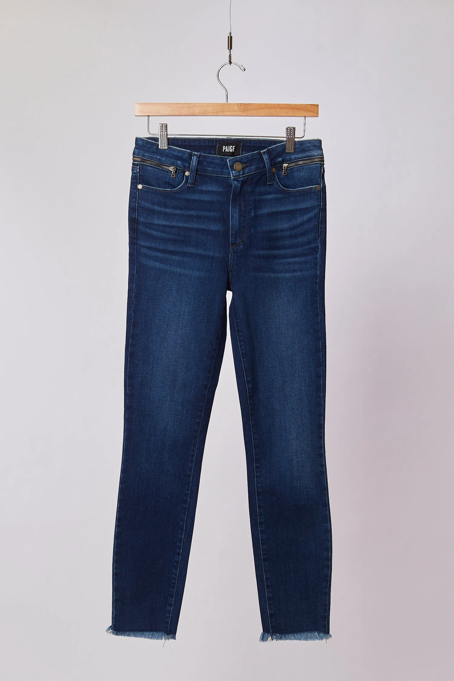 HOXTON ANKLE WITH ZIP W19 DARK WASH