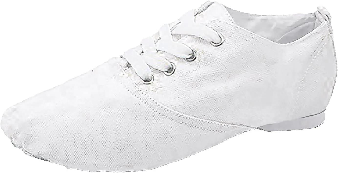 Jazz Shoes for Girls Boys Canvas Unisex Slip-On Dance Shoes (Toddler/Little Kid/Big Kid) Soft Soled Training
