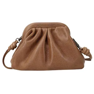 Layla Handcrafted Leather Crossbody Bags: Cognac