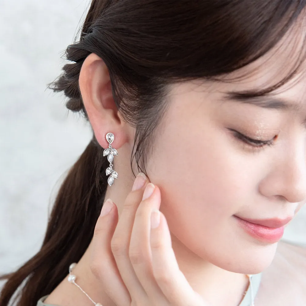 Leafy Ornate Drop Clip Ons