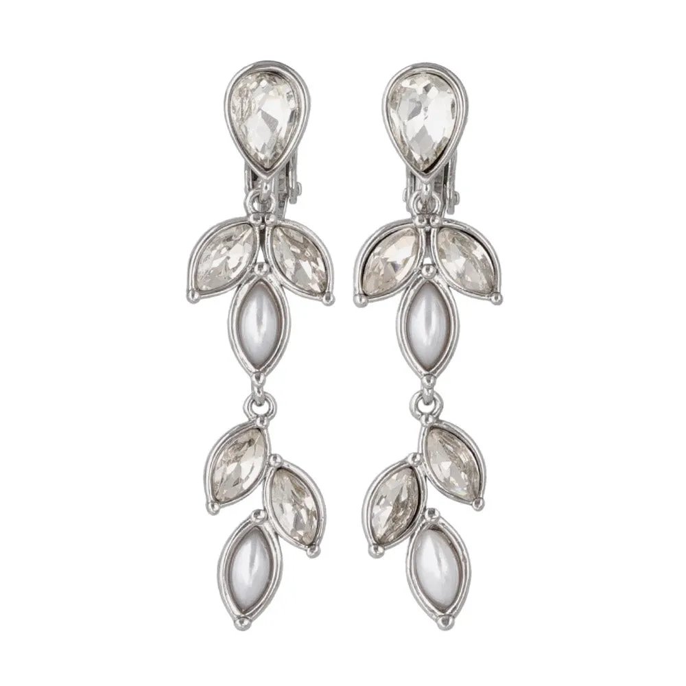 Leafy Ornate Drop Clip Ons