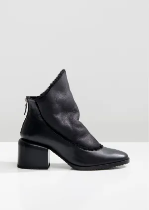 Litava Leather Shearling Boots