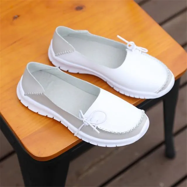 Loafers Women Light-weight Women Flats Lace-up Sneakers Shoes