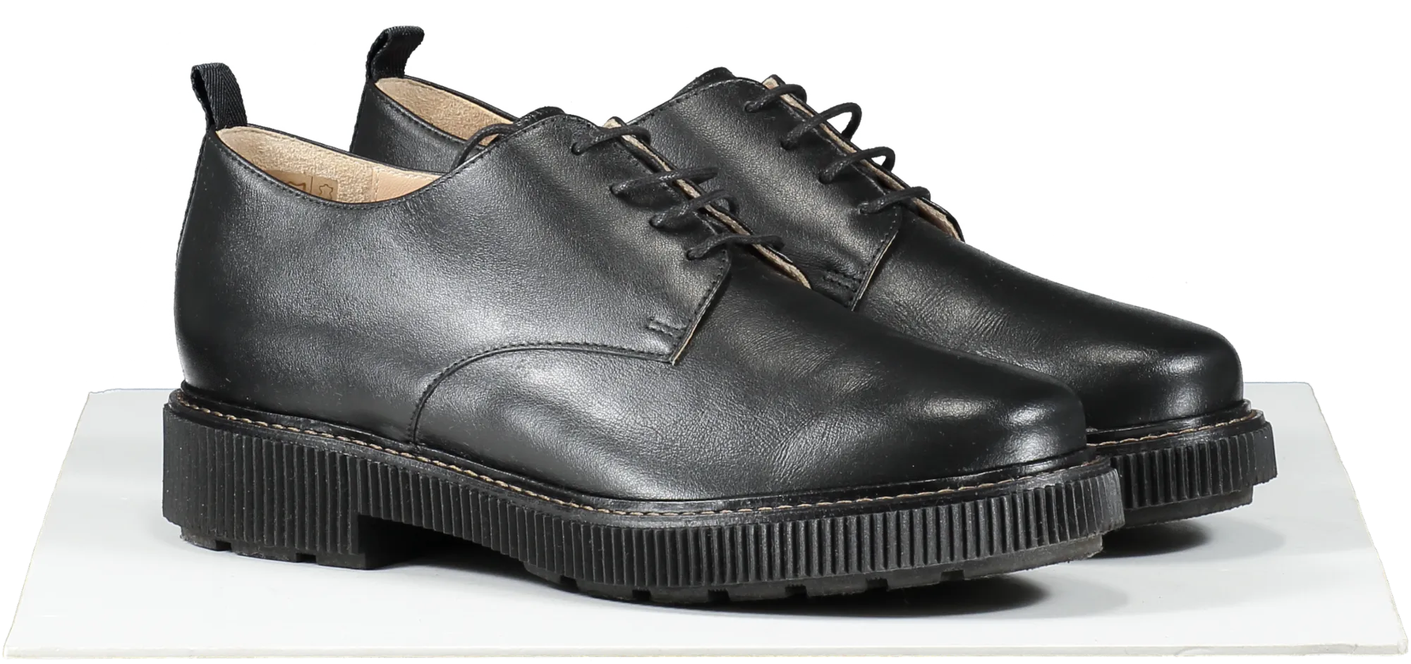 Marina Rinaldi Black Lace Up Shoes UK 6 EU 39 