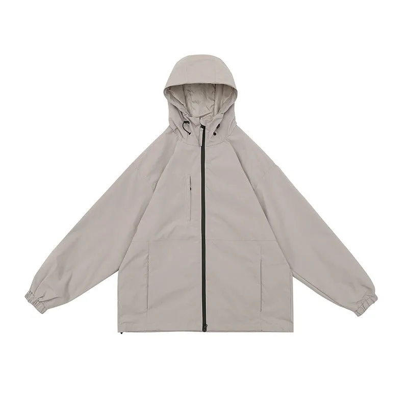 Men's And Women's Fashion Simple Outdoor Sports Shell Jacket