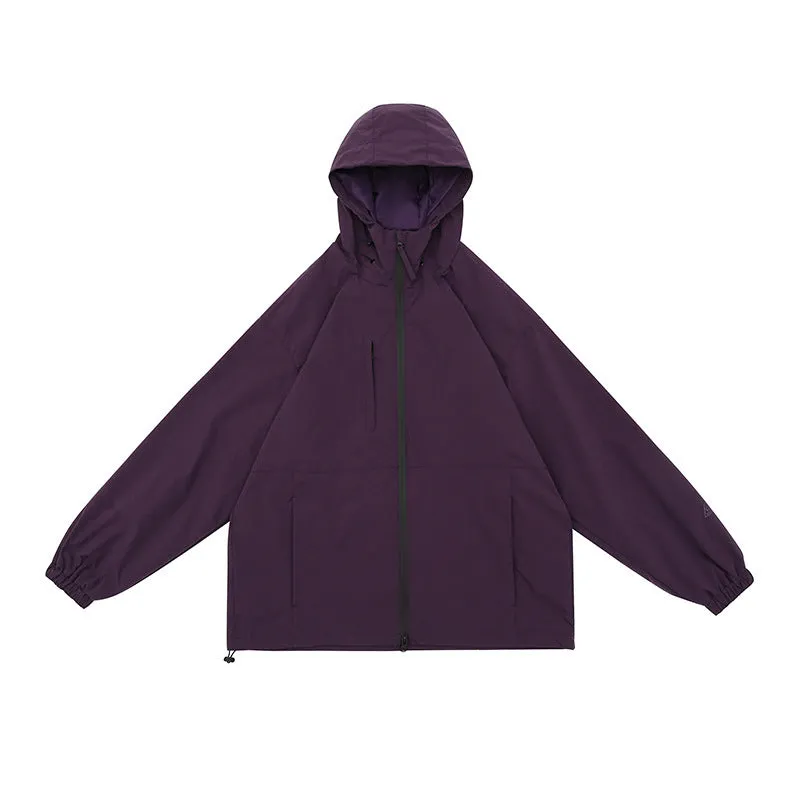 Men's And Women's Fashion Simple Outdoor Sports Shell Jacket