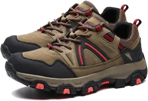 Men's Hiking Shoes Outdoor Breathable Walking Sneakers Lightweight Non-Slip Durable Trekking Trail Shoes