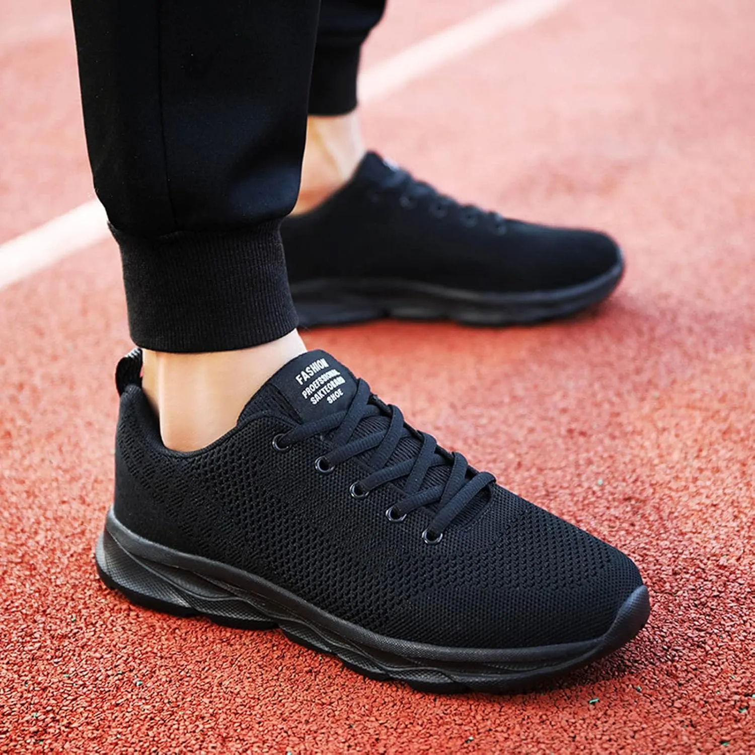 Mens Low Top Sports Shoes,Lace Up Breathable Mesh Running Sneakers for Men Non-Slip Durable Comfy Sole Shoes Outdoor Hiking Footwear Gym Fitness 2025 Fashion Sneaker for Men