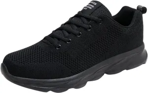 Mens Low Top Sports Shoes,Lace Up Breathable Mesh Running Sneakers for Men Non-Slip Durable Comfy Sole Shoes Outdoor Hiking Footwear Gym Fitness 2025 Fashion Sneaker for Men