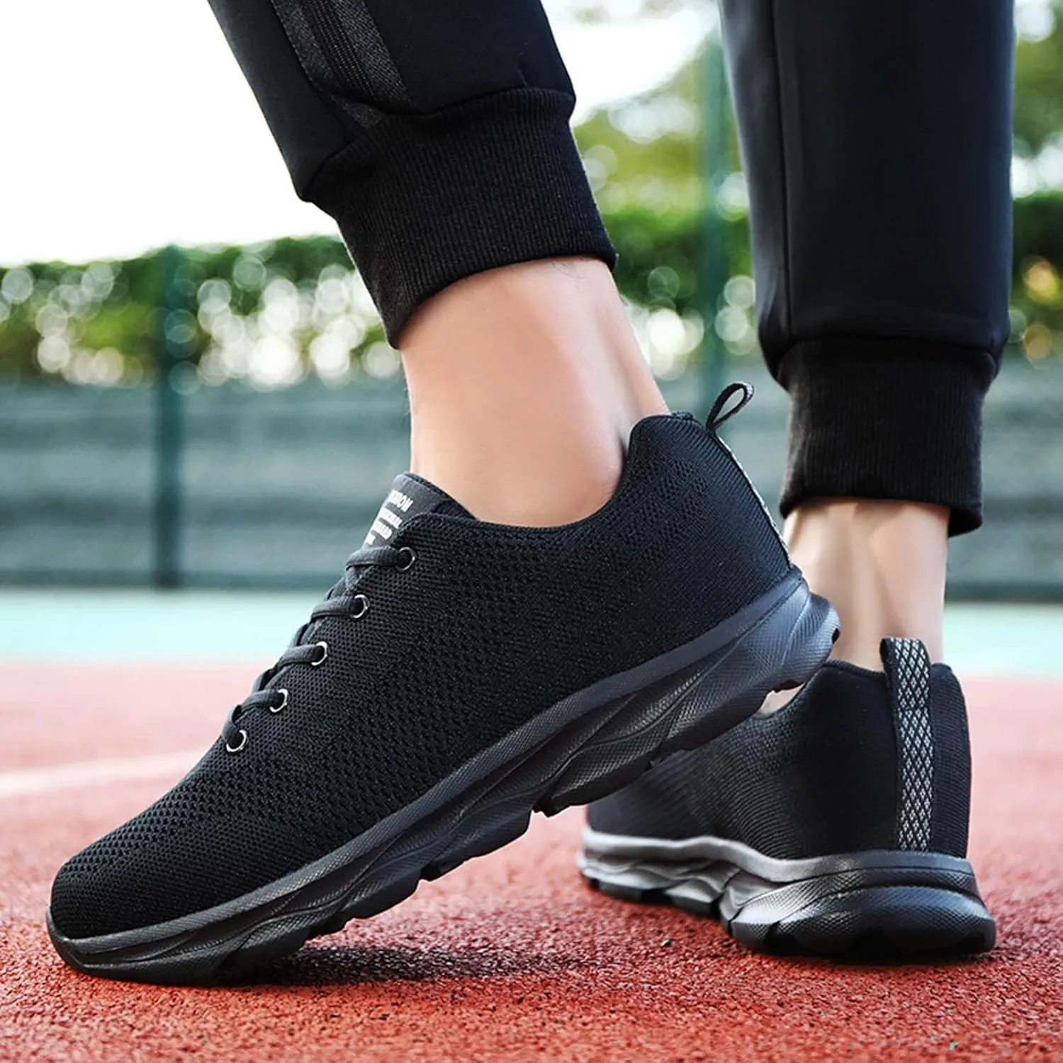 Mens Low Top Sports Shoes,Lace Up Breathable Mesh Running Sneakers for Men Non-Slip Durable Comfy Sole Shoes Outdoor Hiking Footwear Gym Fitness 2025 Fashion Sneaker for Men