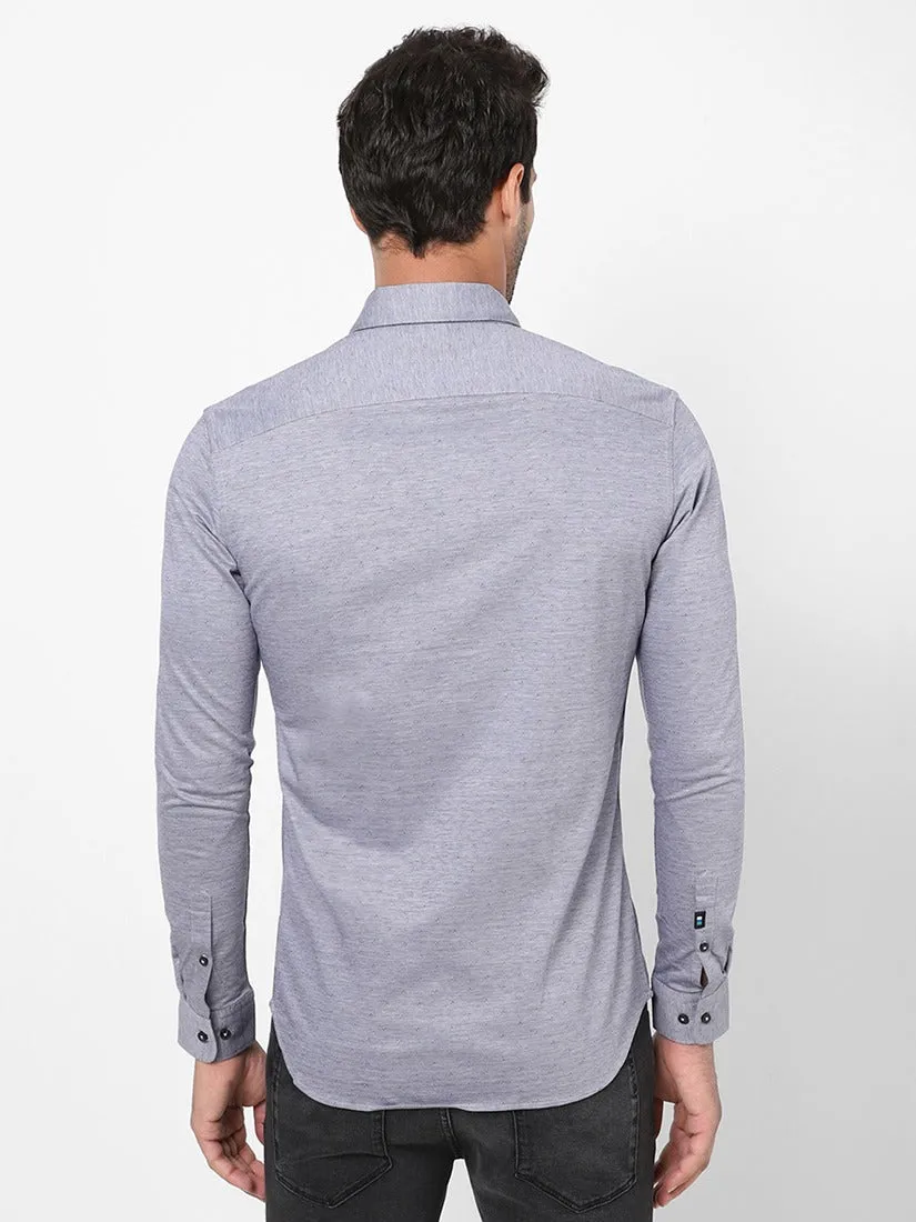 Men's Micro Print Casual Shirt