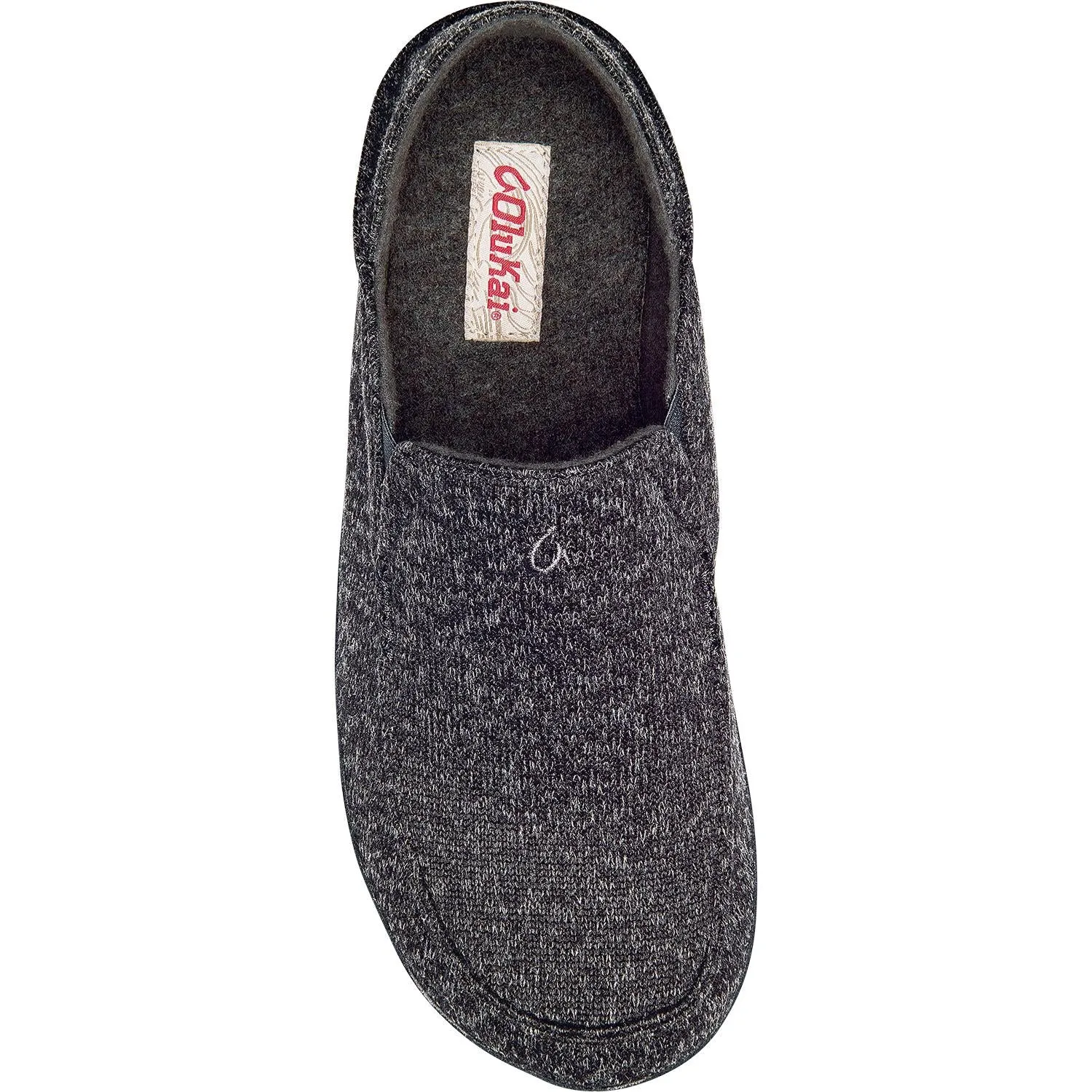 Men's OluKai Moloa Hulu Black/Black Knit Fabric
