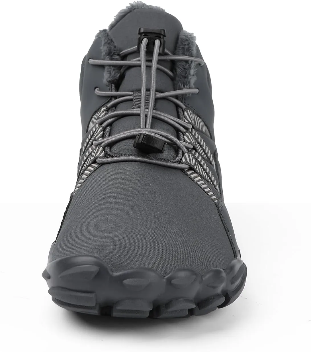 Mmoneyake Winter Snow Shoes for Women Men Warm Fur Lined Waterproof Snow Sneakers Wide Toe Box Zero Drop Ankle Booties Non-Slip Barefoot Outdoor Shoes Fashion Short Boots