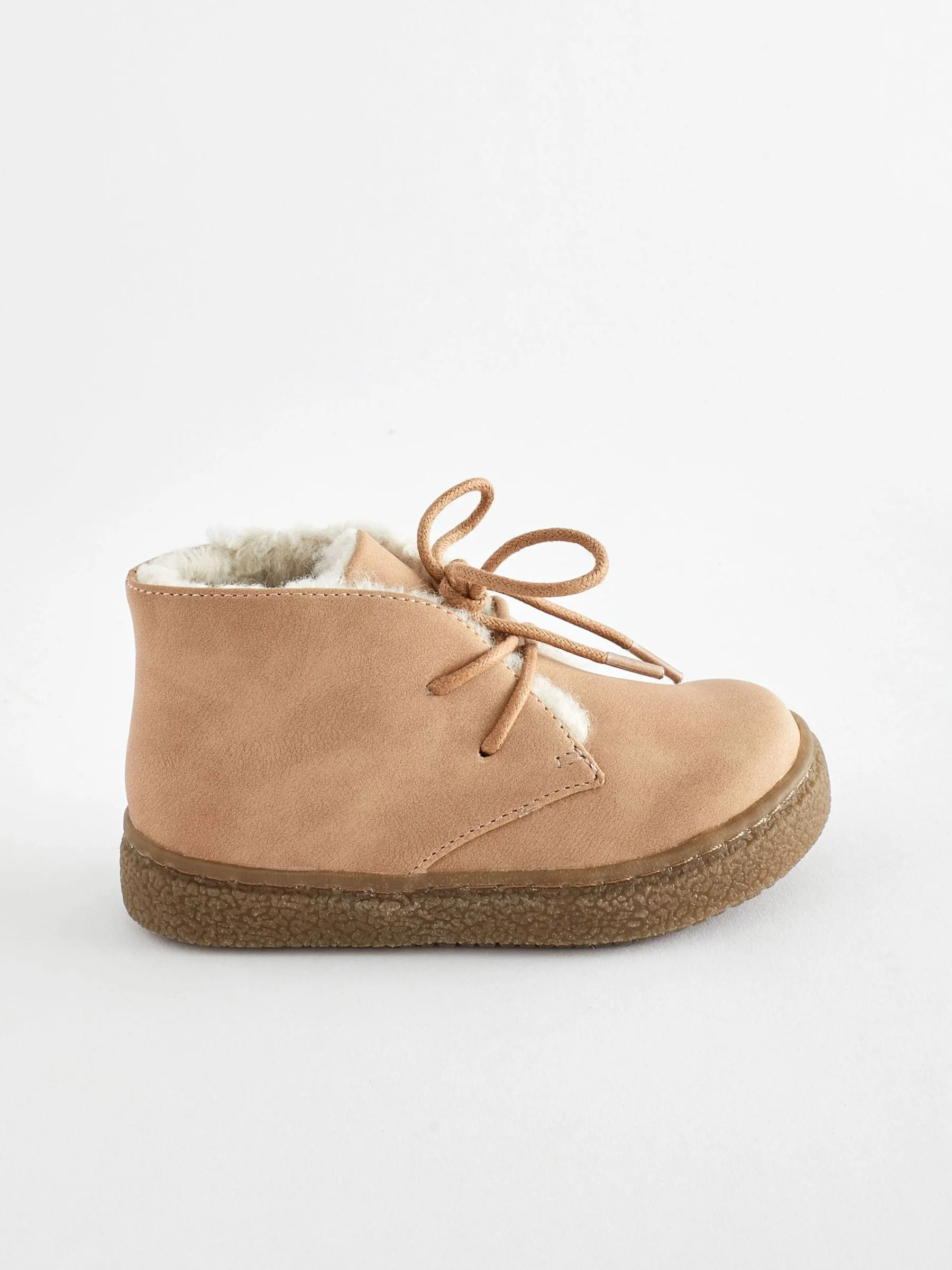 Neutral/Tan Faux Fur Lined Cupsole Boots