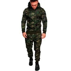 New men's outdoor sports casual camouflage pullover sublimation camouflage set New men's outdoor sports casual camouflage pullover sublimation camouflage set